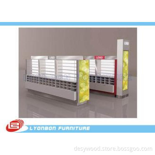 OEM Glass / Wooden Kiosk Display For Eye - Glasses , Lamina